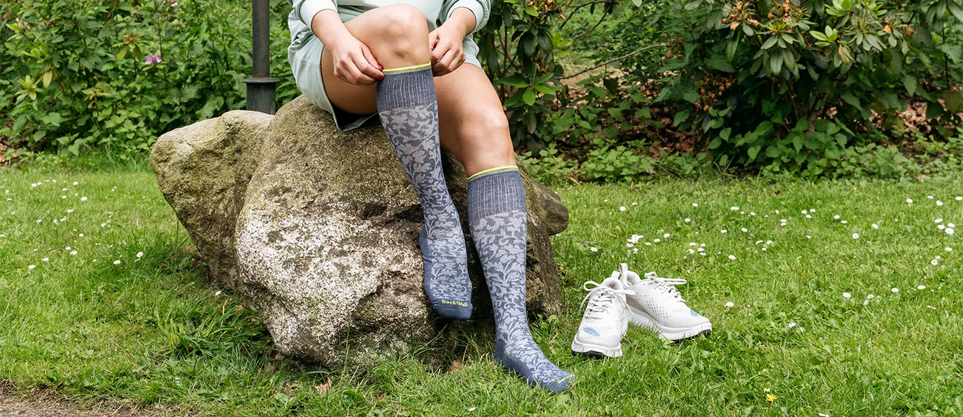 Pijnlijke benen verlichten met steunkousen Pijnlijke benen verlichten met steunkousen