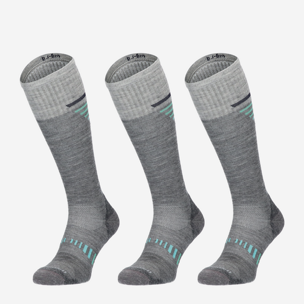 Ascend II Dames Maat 35-38 Wandelsokken Klasse 1 Grey (3-pack) Ascend II Dames Maat 35-38 Wandelsokken Klasse 1 Grey (3-pack)