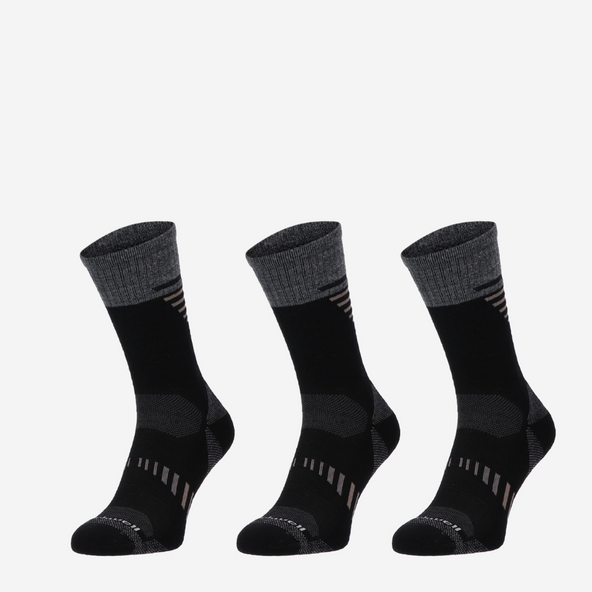 Ascend Crew II Heren Maat 39-43 Wandelsokken Klasse 1 black (3-pack) Ascend Crew II Heren Maat 39-43 Wandelsokken Klasse 1 black (3-pack)