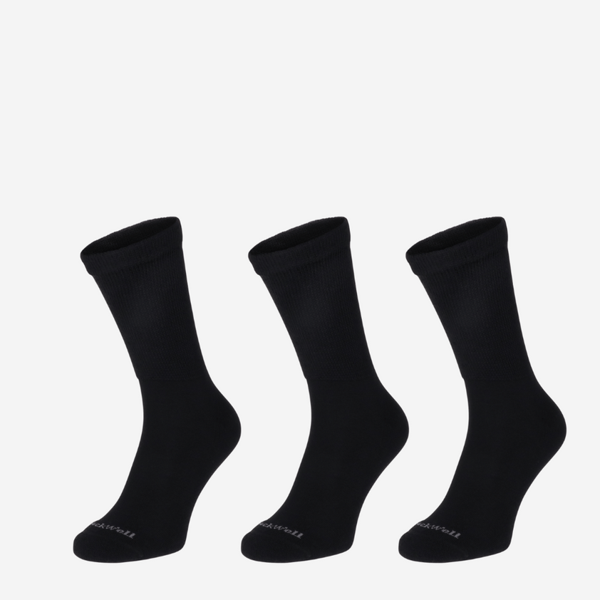 Extra Easy Dames Maat 39-43 Diabetessokken Black (3-pack)