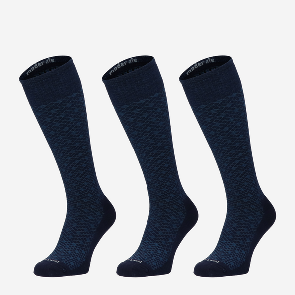 Featherweight Heren Maat 44-47 Compressiekousen Klasse 1 navy (3-pack) Featherweight Heren Maat 44-47 Compressiekousen Klasse 1 navy (3-pack)
