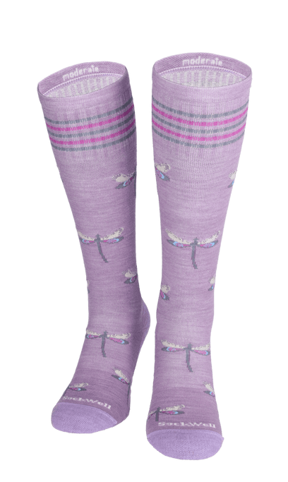 Dragonfly Dames Compressiekousen Klasse 1 Blackberry Sparkle