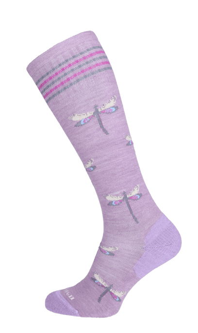 Dragonfly Dames Compressiekousen Klasse 1 Blackberry Sparkle