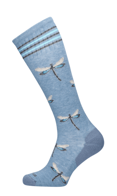 Dragonfly Dames Compressiekousen Klasse 1 Bluestone Shimmer