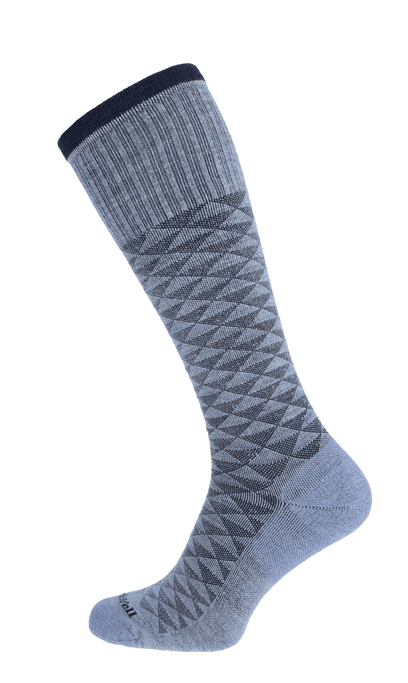 Dapper Heren Compressiekousen Klasse 2 Bluestone