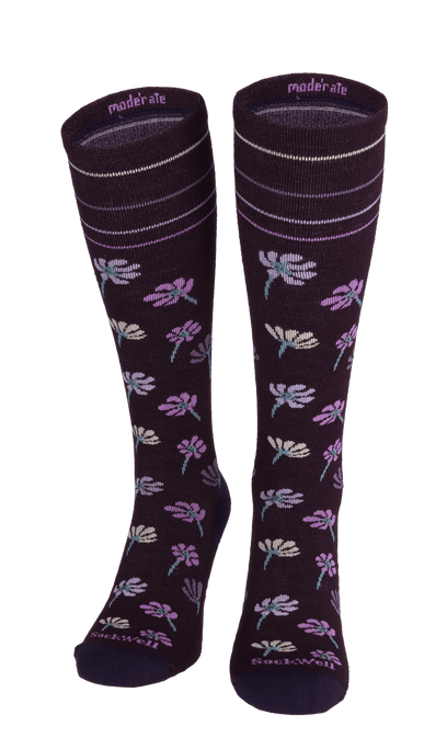 Field Flower Dames Compressiekousen Klasse 1 Blackberry