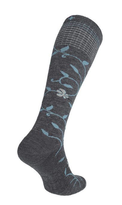 Full Sun Dames Compressiekousen Klasse 1 Charcoal