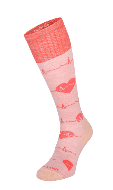 Heartbeat Dames Compressiekousen Klasse 1 Peach Heartbeat Dames Compressiekousen Klasse 1 Peach
