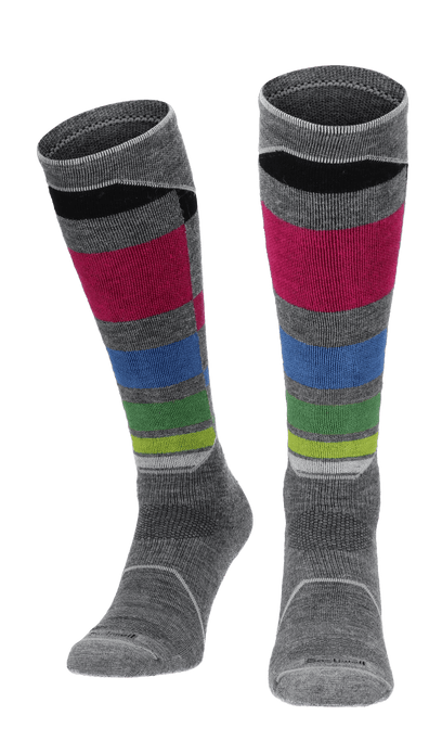 Ski Medium Dames Skisokken Klasse 1 Grey