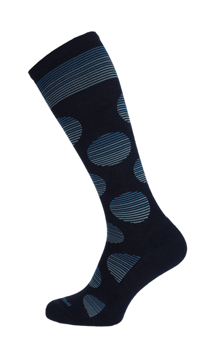 Featherweight Dot Dames Compressiekousen Klasse 1 Navy
