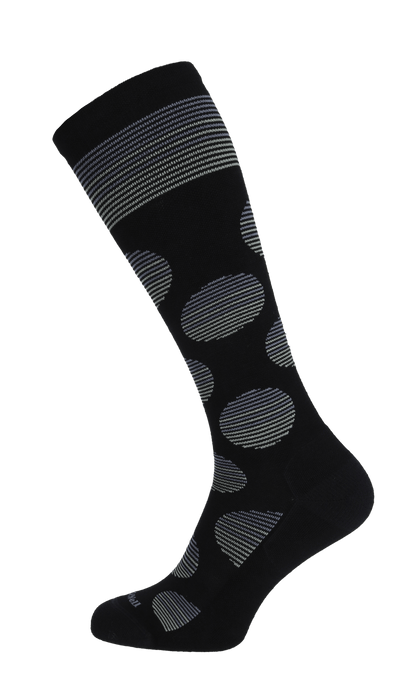 Featherweight Dot Dames Compressiekousen Klasse 1 Black