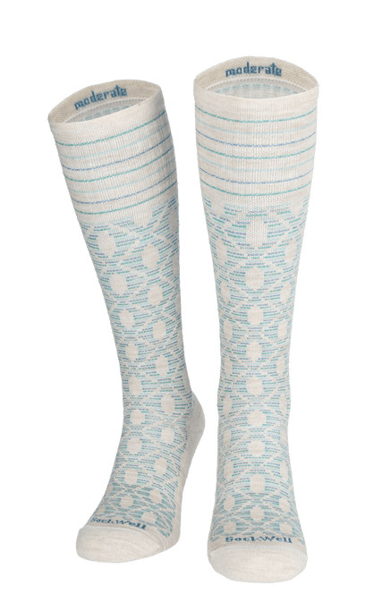 Etched Dames Compressiekousen Klasse 1 Barley