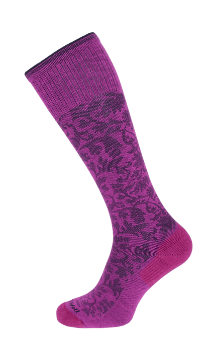 Damask Dames Compressiekousen Klasse 1 Violet
