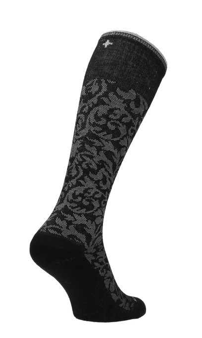 Damask Dames Compressiekousen klasse 1 Black