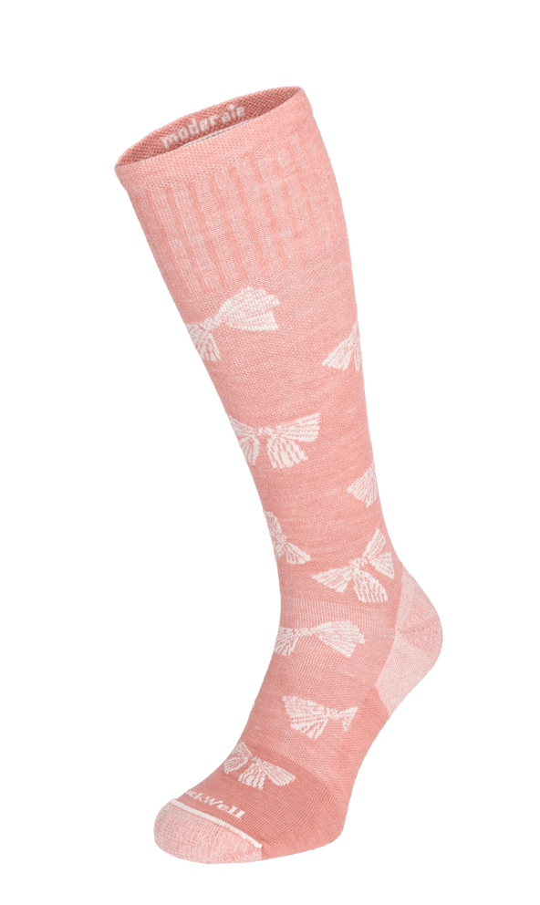 Bows Dames Compressiekousen Klasse 1 Pink Clay Bows Dames Compressiekousen Klasse 1 Pink Clay