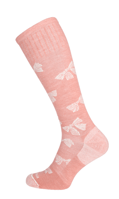 Bows Dames Compressiekousen Klasse 1 Pink Clay