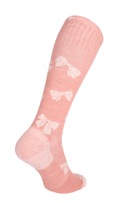 Bows Dames Compressiekousen Klasse 1 Pink Clay