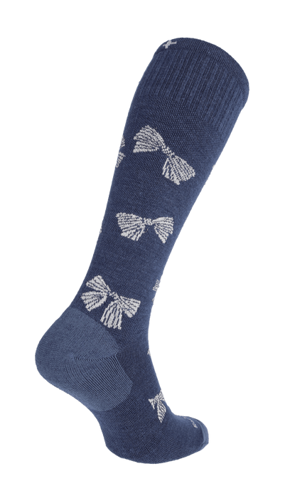 Bows Dames Compressiekousen Klasse 1 Denim