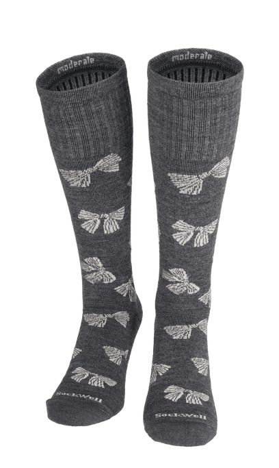 Bows Dames Compressiekousen Klasse 1 Charcoal