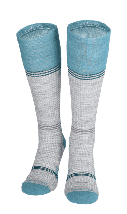 Dash Dames Compressiekousen Klasse 1 Light Grey