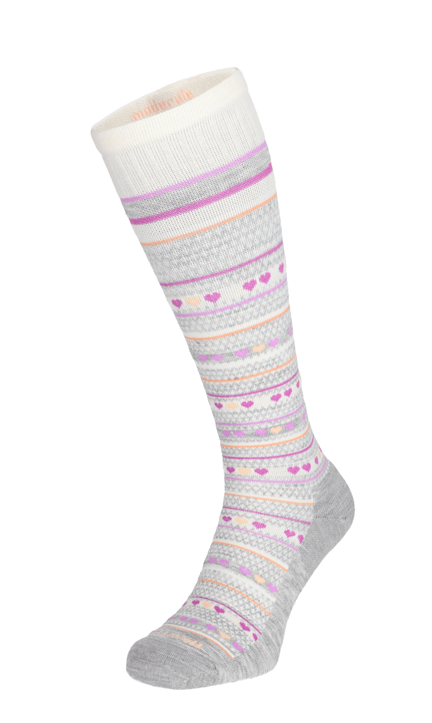Heartlink Dames Compressiekousen Klasse 2 Light Grey