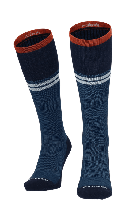 Sportster Heren Compressiesokken Klasse 1 Navy
