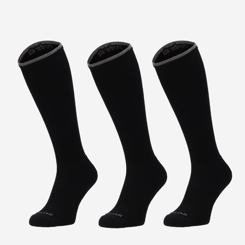 Circulator Heren Maat 44-47 Compressiekousen Black Klasse 1 (3-pack)