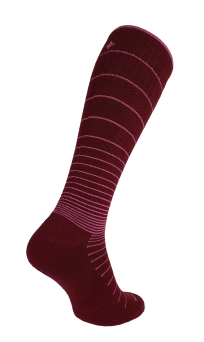 Circulator Dames Compressiekousen Klasse 1 Cranberry