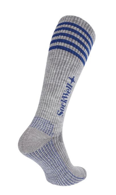 Run Club Heren Sportsokken Klasse 1 Light Grey