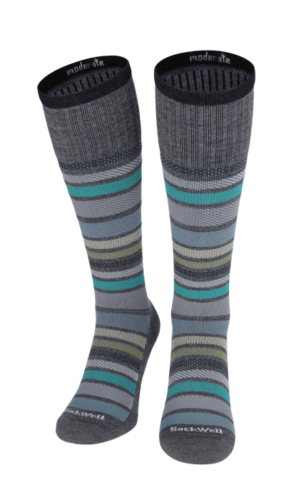 Twillful Heren Compressiesokken Klasse 1 Charcoal