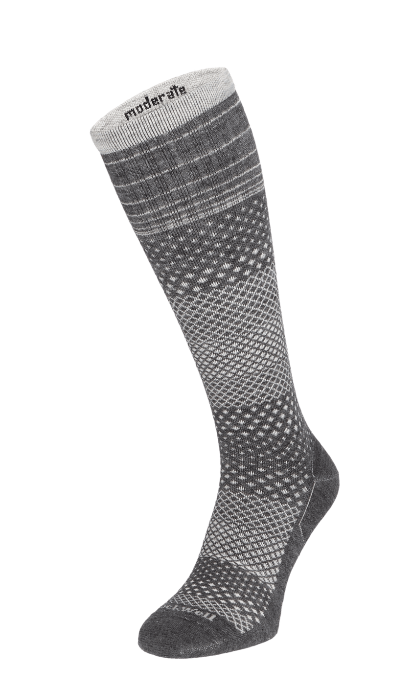 Micro Grade Dames Compressiekousen Klasse 1 Charcoal