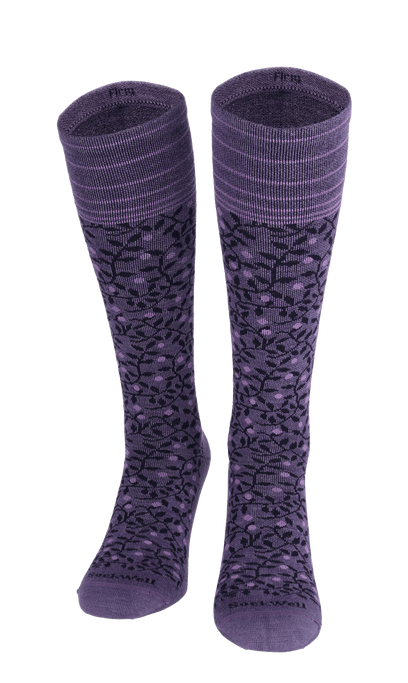New Leaf Dames Compressiekousen Klasse 2 Plum