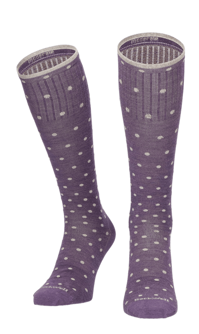 On The Spot Dames Compressiekousen Klasse 1 Plum Sparkle