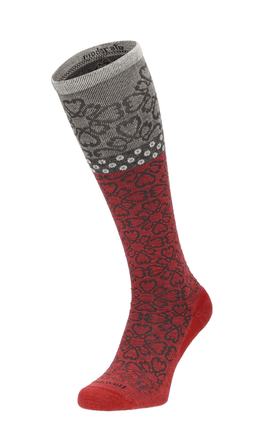 Botanical Dames Compressiekousen Klasse 1 Red Rock