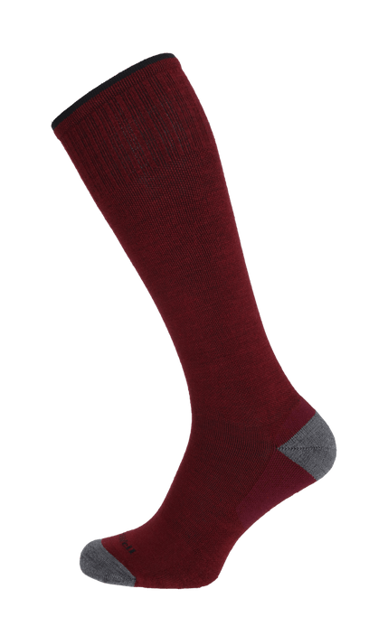 Elevation Heren Compressiekousen Klasse 2 Cranberry