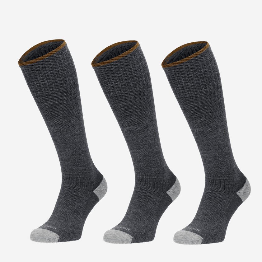 Elevation Heren Maat 44-47 Compressiekousen Grey Klasse 2 (3-pack)