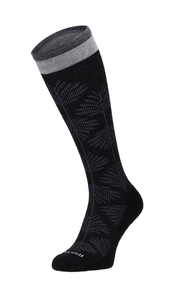 Full Floral Dames Compressiekousen Klasse 1 Black Full Floral Dames Compressiekousen Klasse 1 Black