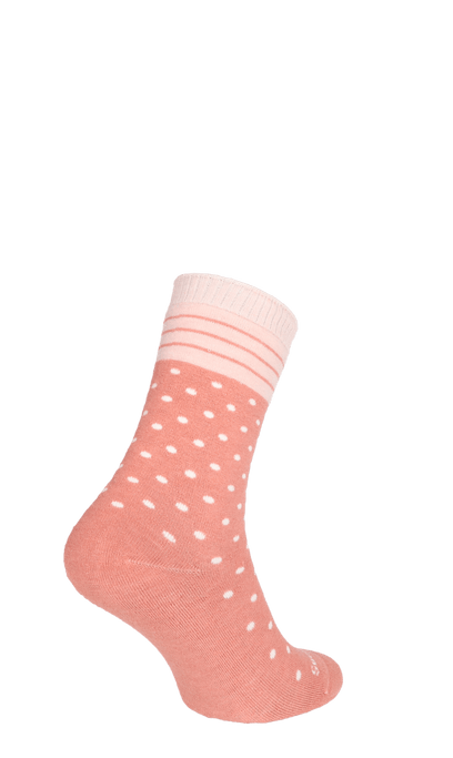 Plush Dames Diabetessokken Pink Clay