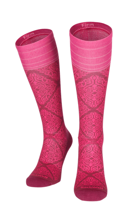 The Raj Dames Compressiekousen Klasse 2 Mulberry
