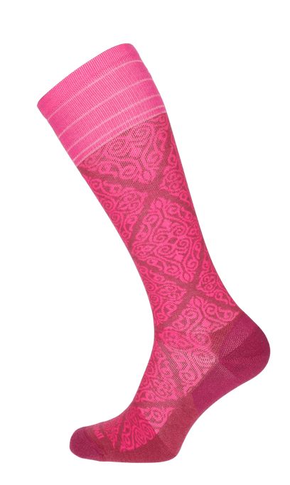The Raj Dames Compressiekousen Klasse 2 Mulberry