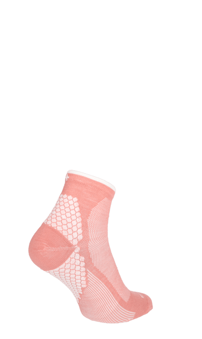 Plantar Sport Quarter Dames Hielspoor Sokken Pink Clay