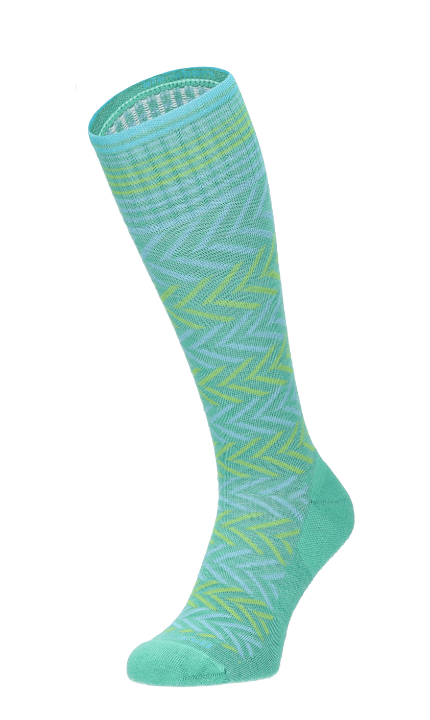Chevron Dames Compressiekousen Klasse 1 Spearmint