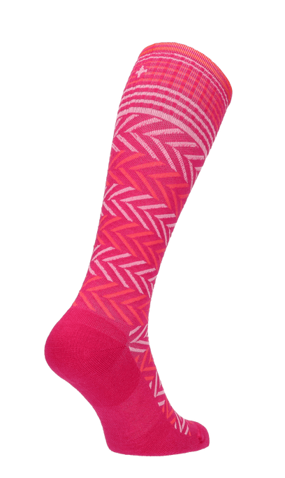 Chevron Dames Compressiekousen Klasse 1 Azalea