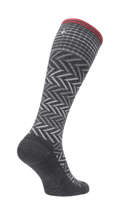 Chevron Dames Compressiekousen klasse 1 Charcoal