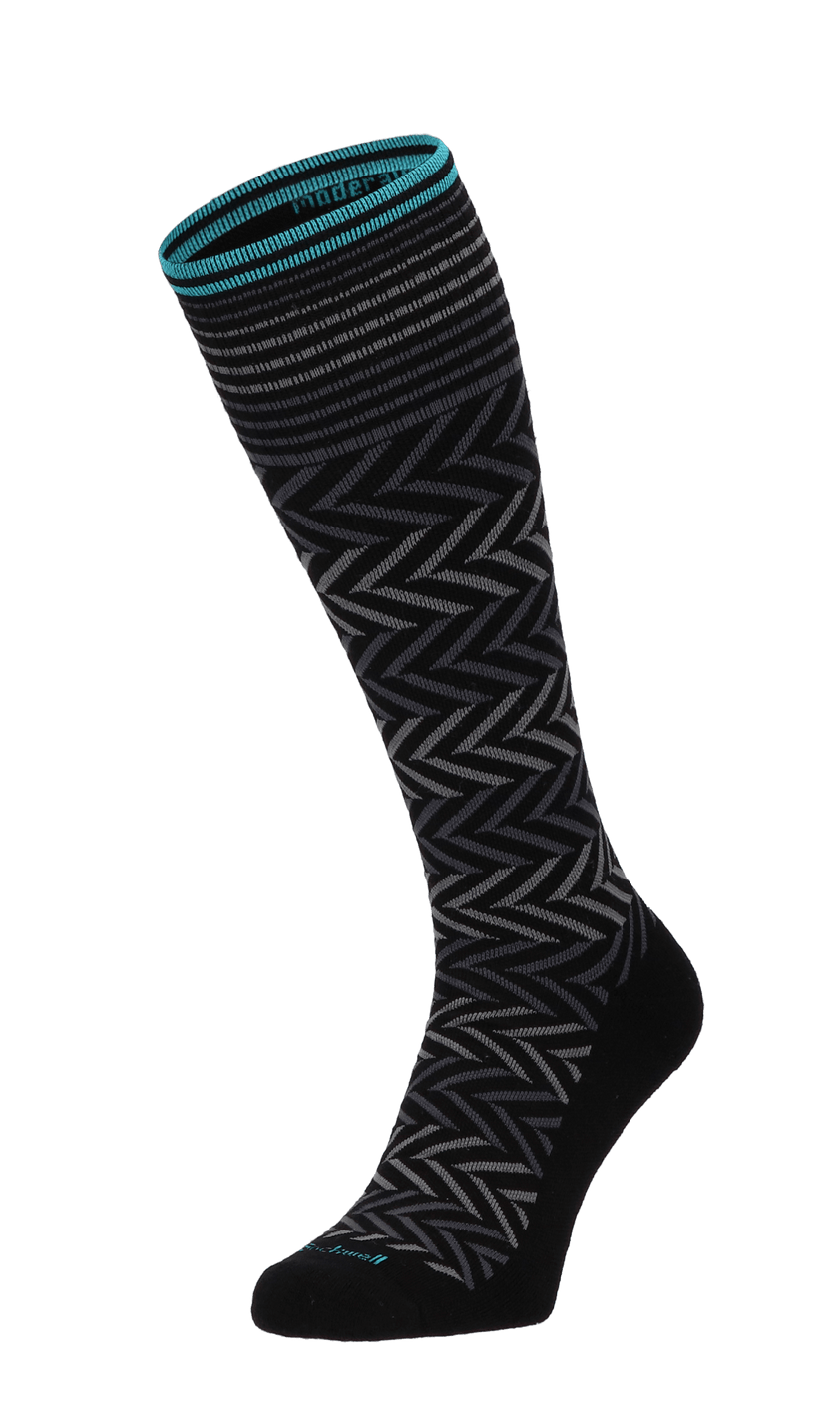 Chevron Dames Compressiekousen Klasse 1 Black