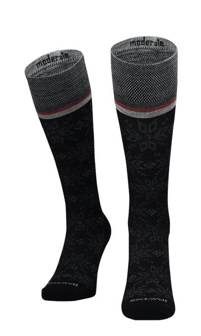 Winterland Dames Compressiekousen Klasse 1 Black