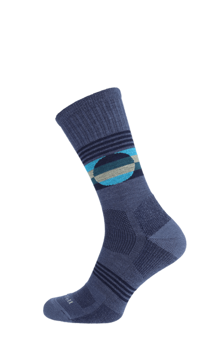 North Rim Crew Heren Wandelsokken Klasse 1 Denim