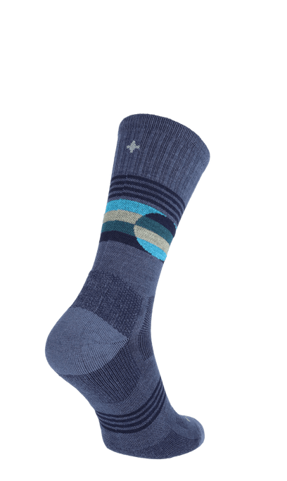 North Rim Crew Heren Wandelsokken Klasse 1 Denim