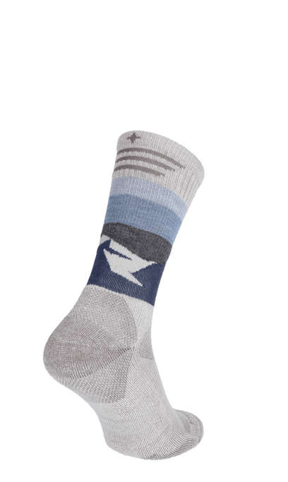 Modern Mountain Crew Heren Wandelsokken Klasse 1 Natural