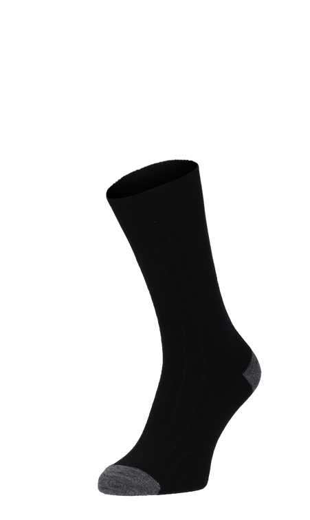 Chelsea Rib Herensokken Black Chelsea Rib Herensokken Black